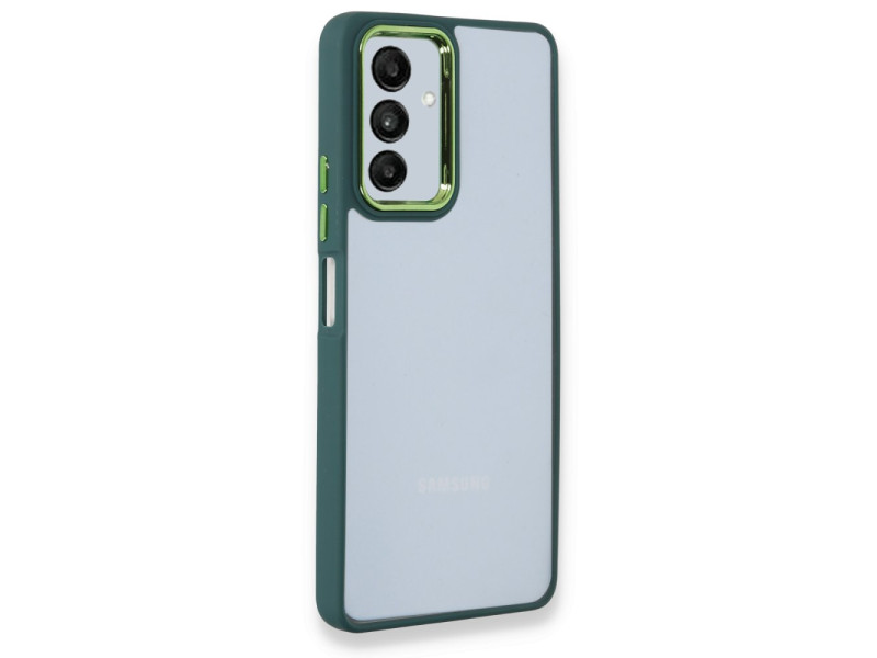 Newface Samsung Galaxy A04S Kılıf Dora Kapak - Haki Yeşil
