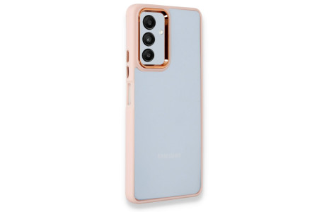 Newface Samsung Galaxy A04S Kılıf Dora Kapak - Pudra