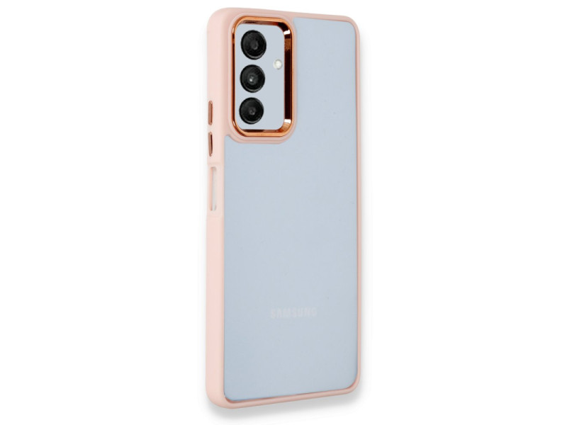 Newface Samsung Galaxy A04S Kılıf Dora Kapak - Pudra