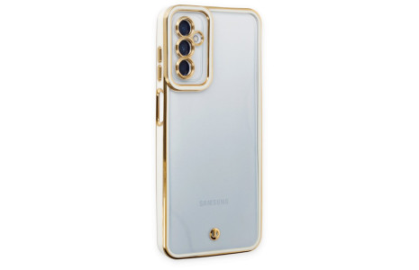 Newface Samsung Galaxy A04S Kılıf Liva Lens Silikon - Beyaz
