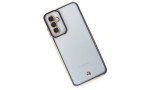 Newface Samsung Galaxy A04S Kılıf Liva Lens Silikon - Mavi