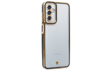 Newface Samsung Galaxy A04S Kılıf Liva Lens Silikon - Siyah