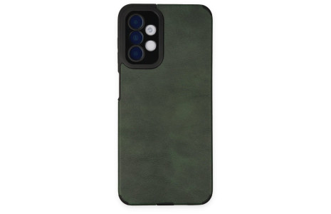 Newface Samsung Galaxy A04S Kılıf Loop Deri Silikon - Yeşil
