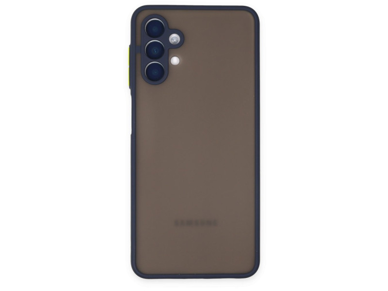 Newface Samsung Galaxy A04S Kılıf Montreal Silikon Kapak - Lacivert
