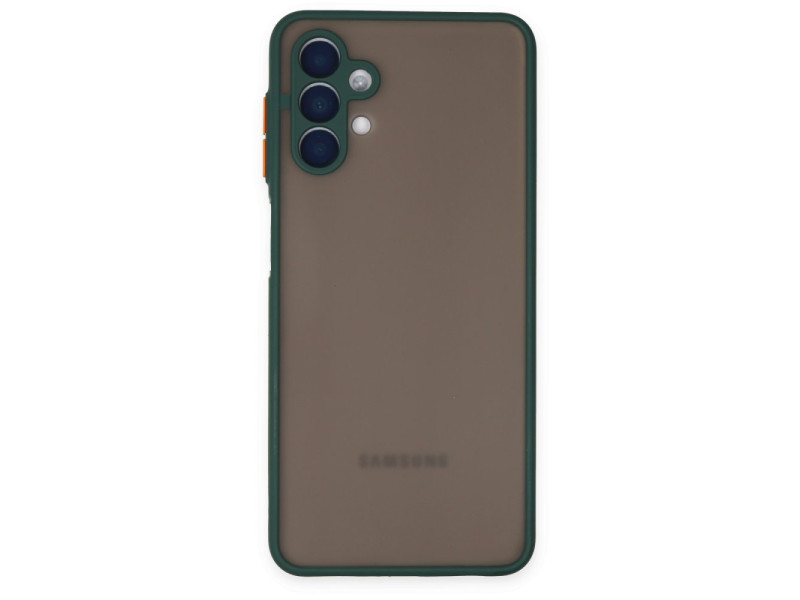 Newface Samsung Galaxy A04S Kılıf Montreal Silikon Kapak - Yeşil