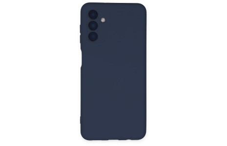 Newface Samsung Galaxy A04S Kılıf Nano içi Kadife Silikon - Lacivert