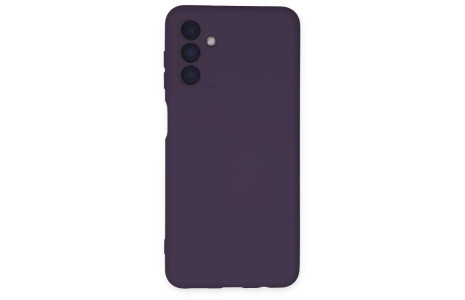 Newface Samsung Galaxy A04S Kılıf Nano içi Kadife Silikon - Mor