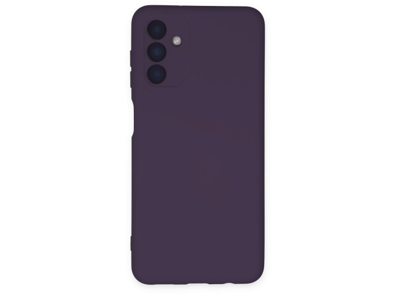 Newface Samsung Galaxy A04S Kılıf Nano içi Kadife Silikon - Mor