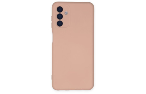 Newface Samsung Galaxy A04S Kılıf Nano içi Kadife Silikon - Pudra