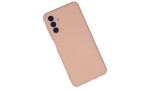 Newface Samsung Galaxy A04S Kılıf Nano içi Kadife Silikon - Pudra