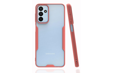 Newface Samsung Galaxy A04S Kılıf Platin Silikon - Pembe