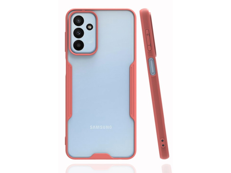 Newface Samsung Galaxy A04S Kılıf Platin Silikon - Pembe