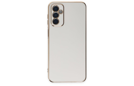 Newface Samsung Galaxy A04S Kılıf Volet Silikon - Beyaz