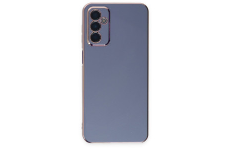 Newface Samsung Galaxy A04S Kılıf Volet Silikon - Mavi