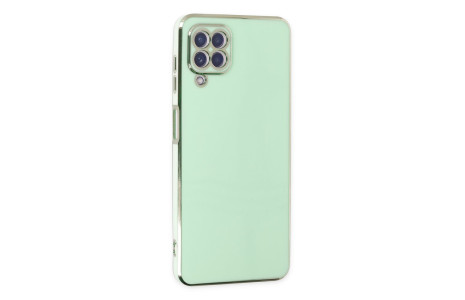 Newface Samsung Galaxy A22 Kılıf Volet Silikon - Açık Yeşil