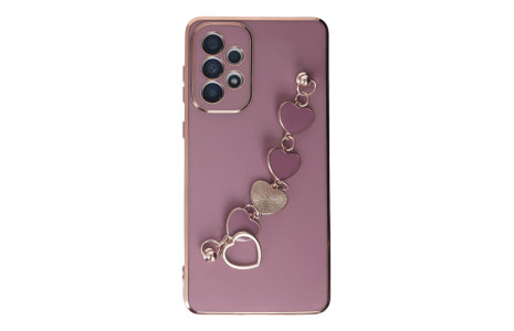 Newface Samsung Galaxy A33 5G Kılıf Esila Silikon - Mor