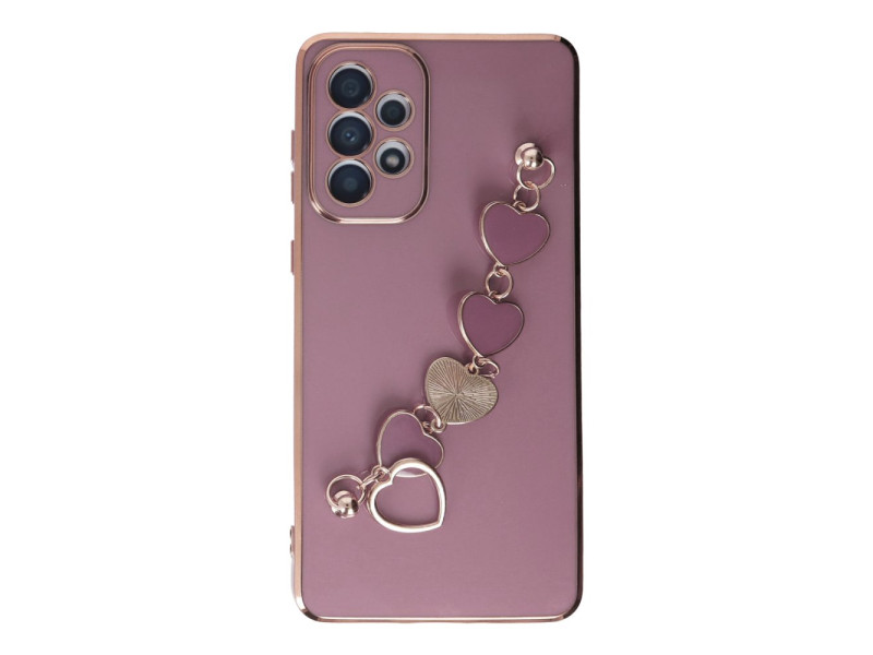 Newface Samsung Galaxy A33 5G Kılıf Esila Silikon - Mor