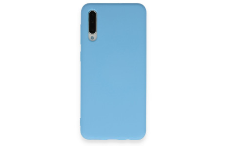 Newface Samsung Galaxy A50 Kılıf Nano içi Kadife Silikon - Mavi
