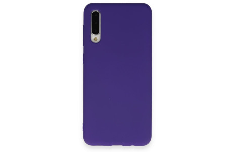 Newface Samsung Galaxy A70 Kılıf Nano içi Kadife Silikon - Mor