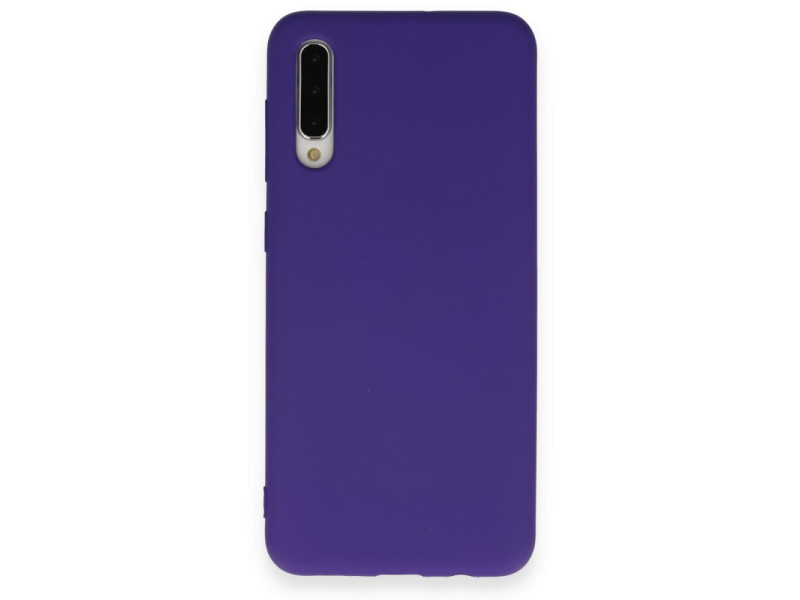 Newface Samsung Galaxy A70 Kılıf Nano içi Kadife Silikon - Mor