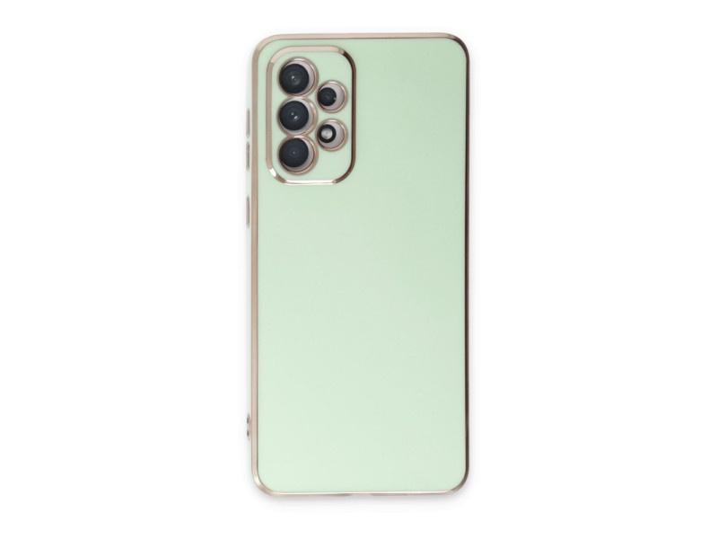 Newface Samsung Galaxy A73 5G Kılıf Volet Silikon - Açık Yeşil