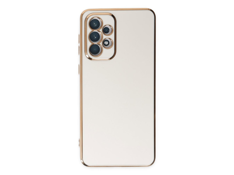 Newface Samsung Galaxy A73 5G Kılıf Volet Silikon - Beyaz