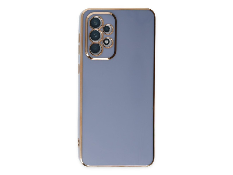 Newface Samsung Galaxy A73 5G Kılıf Volet Silikon - Mavi