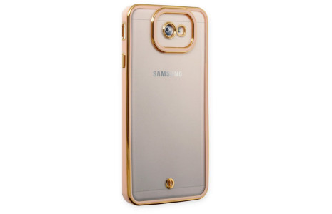 Newface Samsung Galaxy J7 Prime Kılıf Liva Lens Silikon - Rose