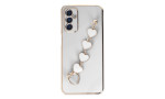 Newface Samsung Galaxy M23 Kılıf Esila Silikon - Beyaz