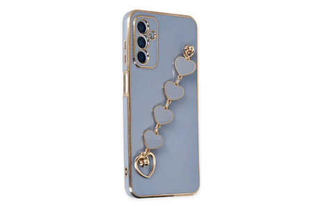 Newface Samsung Galaxy M23 Kılıf Esila Silikon - Gri
