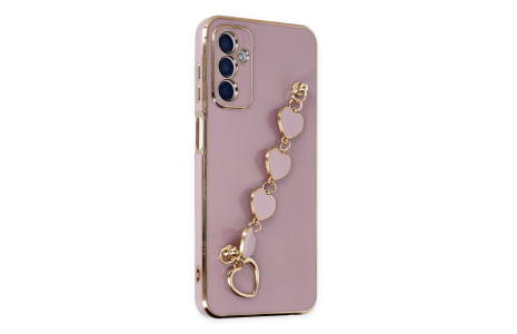 Newface Samsung Galaxy M23 Kılıf Esila Silikon - Mor