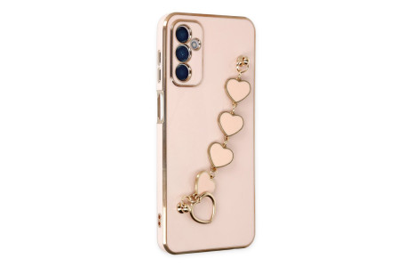 Newface Samsung Galaxy M23 Kılıf Esila Silikon - Pudra