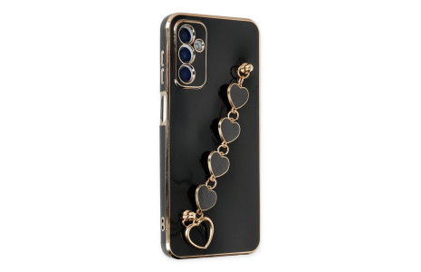 Newface Samsung Galaxy M23 Kılıf Esila Silikon - Siyah