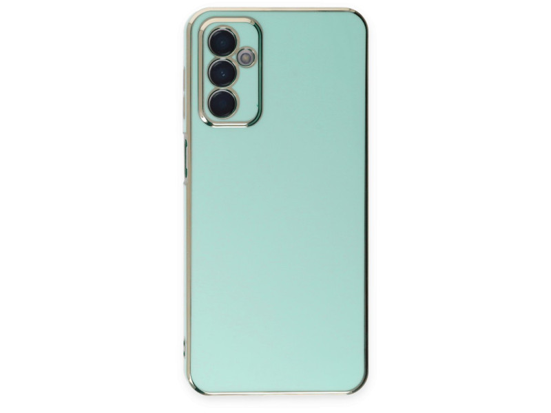 Newface Samsung Galaxy M23 Kılıf Volet Silikon - Açık Yeşil
