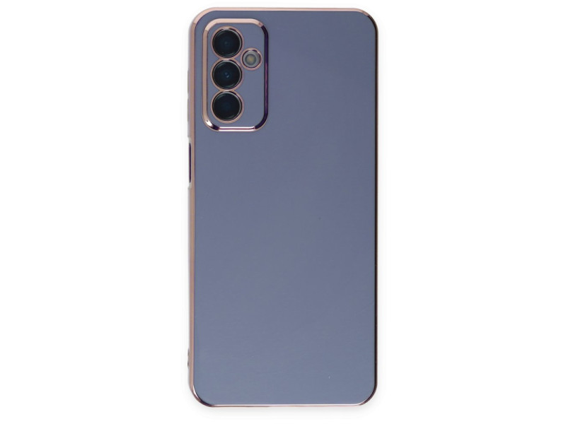 Newface Samsung Galaxy M23 Kılıf Volet Silikon - Mavi