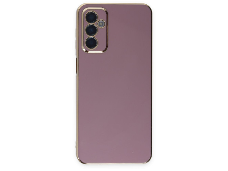Newface Samsung Galaxy M23 Kılıf Volet Silikon - Mor