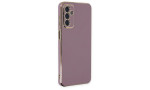 Newface Samsung Galaxy M23 Kılıf Volet Silikon - Mor
