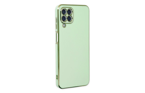 Newface Samsung Galaxy M33 Kılıf Volet Silikon - Açık Yeşil