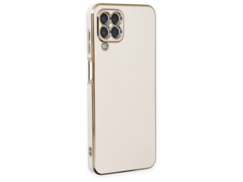 Newface Samsung Galaxy M33 Kılıf Volet Silikon - Beyaz