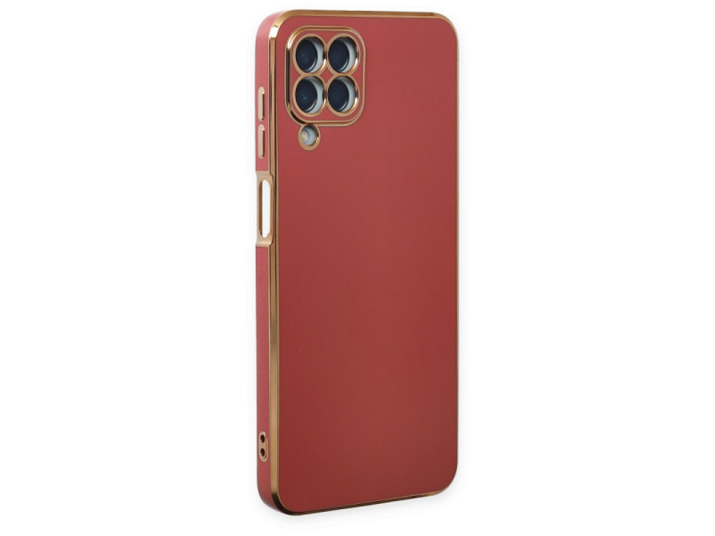 Newface Samsung Galaxy M33 Kılıf Volet Silikon - Kırmızı