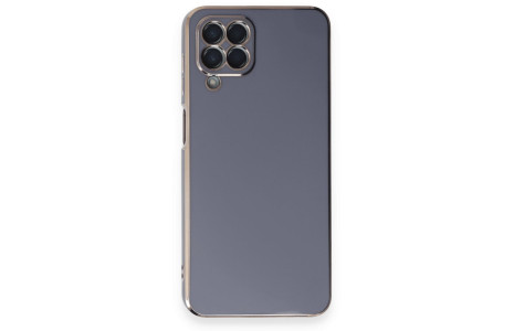 Newface Samsung Galaxy M33 Kılıf Volet Silikon - Mavi