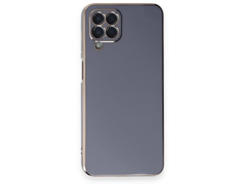 Newface Samsung Galaxy M33 Kılıf Volet Silikon - Mavi