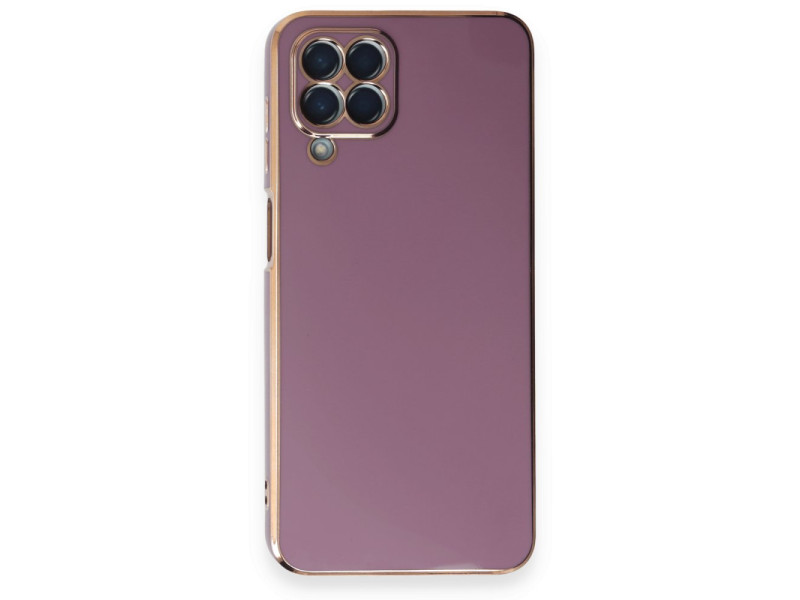 Newface Samsung Galaxy M33 Kılıf Volet Silikon - Mor