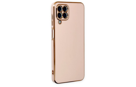 Newface Samsung Galaxy M33 Kılıf Volet Silikon - Pembe