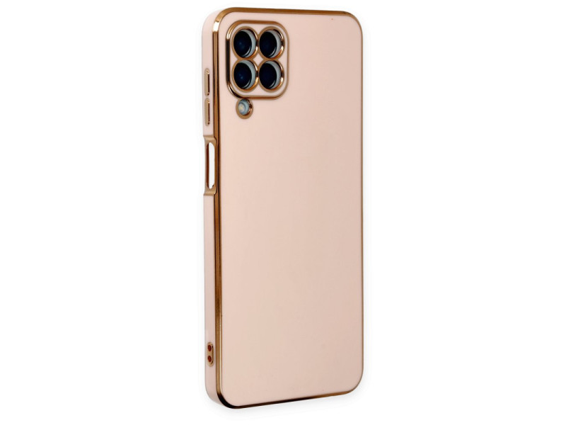 Newface Samsung Galaxy M33 Kılıf Volet Silikon - Pembe
