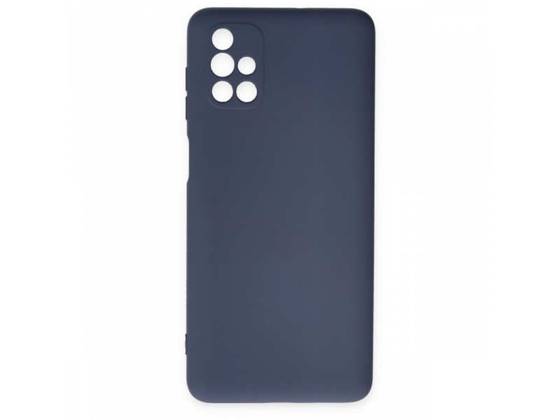 Newface Samsung Galaxy M51 Kılıf Nano içi Kadife Silikon - Gri