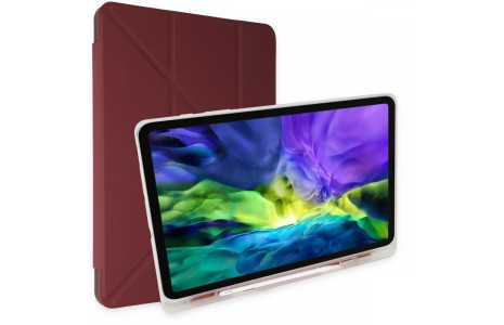 Newface iPad 9.7 (2018) Kılıf Kalemlikli Mars Tablet Kılıfı - Mor