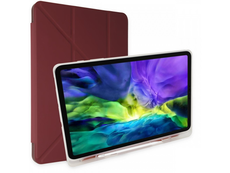 Newface iPad 9.7 (2017) Kılıf Kalemlikli Mars Tablet Kılıfı - Mor
