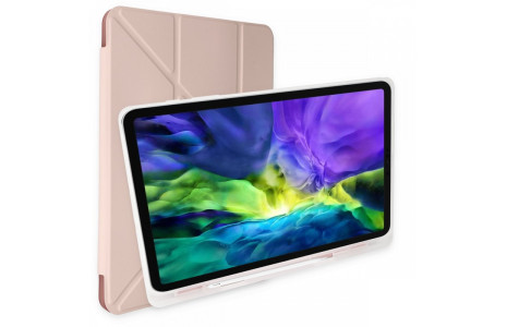 Newface iPad 9.7 (2018) Kılıf Kalemlikli Mars Tablet Kılıfı - Rose Gold