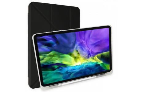 Newface iPad 9.7 (2018) Kılıf Kalemlikli Mars Tablet Kılıfı - Siyah